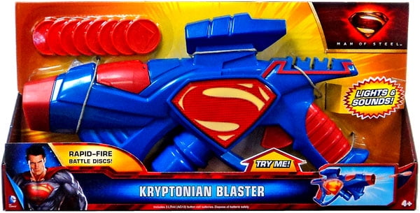 NEW SUPERMAN MAN OF STEEL AUTO ASSAULT SUPERMAN w// CAR DOOR WEAPON FREE SHIPPING