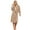 Brown Mel., variant on U2SKIIN Womens Hooded Fleece Robes, Soft Long Bathrobe Fluffy Warm Loungewear,(Pink Mel.L-XL)