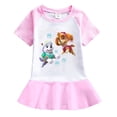 thumbnail image 2 of 2024 vestido de verano para niñas, vestidos de princesa empalmados de la Patrulla Canina de dibujos animados de algodón para niñas de 1 a 6 años, ropa de cumpleaños, 2 of 5
