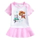 thumbnail image 2 of 2024 vestido de verano para niñas, vestidos de princesa empalmados de la Patrulla Canina de dibujos animados de algodón para niñas de 1 a 6 años, ropa de cumpleaños, 2 of 5