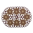 thumbnail image 3 of Mantel Individual De 2 Piezas Alfombril De Alfombril De Floral Alfombril 2 Colores café Baoblaze Mantel de mesa, 3 of 7