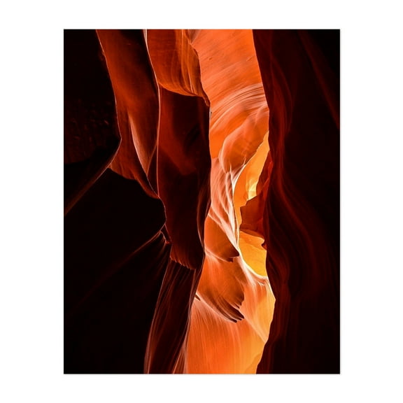 Upper Antelope Canyon - Arizona Photography Unframed Wall Art Print 8 x 10 inches