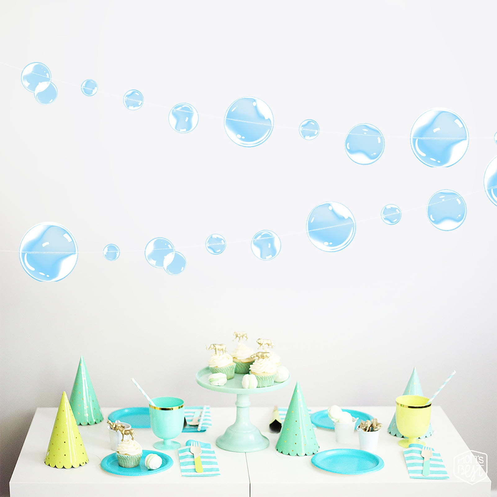  Cheerland Under The Sea 3D Colorful Tropical Fish Bubble Garland  Party Decorations Hanging Bubble Garlands Streamer Banner Backdrop Decor  Ocean Little Mermaid Birthday Party Supplies : Home & Kitchen
