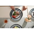 thumbnail image 4 of 8" Reactive Glaze Stoneware Plates Set of 6 - Dishwasher Microwave Safe,  Vintage Design for Salad, Dessert, Steak, 4 of 7