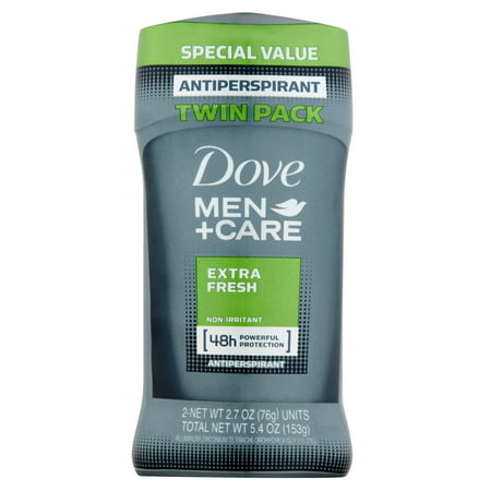 Dove Men Care Extra Fresh Antiperspirant, 2.7 oz/ 2 ct - Walmart.com