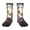 1 Black, variant on Romantic Flower Fox Pattern Children's Socks, Socks Gifts ,kids Crew Soft Cotton Socks , Moisture-Wicking, Durable, Ideal for Daily Wear & Sports
