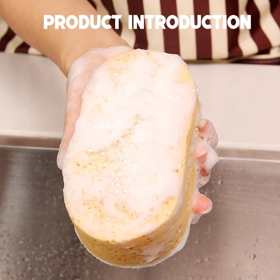 olkpmnmk Non Scratch Scrub Sponge,1Pcs Kitchen Sponges for Cleaning Around The Home,Bathroom & More,Scratch-Free Dish Scrubber,Cleaning Pads,Dish Sponge,Household Cleaning Sponge for Stains Removing