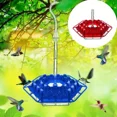 thumbnail image 4 of New Hexagonal Hummingbird Water Dispenser Hummingbird Feeder Hanging Flower Bird Feeder, Water Pipe Feeding (PURPLE), 4 of 7