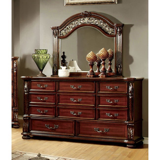 Furniture Of America Ellianne Traditional 2 Piece Dresser And