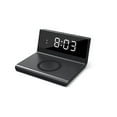 thumbnail image 2 of Brookstone 2-in-1 Wireless Charging Alarm Clock, USB Port for additional charging, 2 of 3