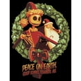 thumbnail image 2 of Men's The Nightmare Before Christmas Christmas Jack Peace on Earth Good Scares Towards All  Graphic Tee Black Medium, 2 of 5