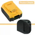 thumbnail image 1 of DCB200 Li-Ion Battery Plastic Case Battery Plastic Shell PCB Charging Protection Board Shell 18V 20V Battery Box, 1 of 4