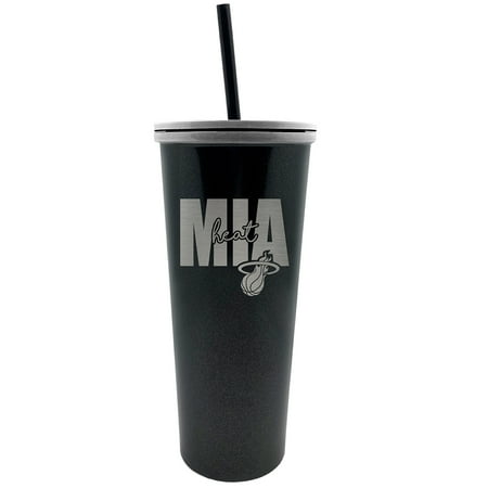 

Miami Heat 24oz. Onyx Skinny Tumbler