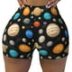 thumbnail image 2 of Fotbe Planets In Deep Space Shorts Sin Costuras – Shorts Deportivos de Cintura Alta para Mujer, Elásticos para Gimnasio, Yoga, Running o Ciclismo-Large, 2 of 8