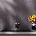 thumbnail image 4 of FASÄDE Ripple Decorative Vinyl 18in x 24in Backsplash Panel in Gloss White (5 Pack), 4 of 7