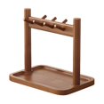 thumbnail image 2 of Portallaves para mesa de entrada, de madera, multifuncional, para guardar objetos diversos. Estilo D, 2 of 9
