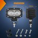 thumbnail image 2 of Nilight - Luz LED para cápsula de 48 W, 4 pulgadas, 2 luces de conducción de luz blanca IP67, impermeable, auxiliar todoterreno, iluminación para camiones, tractores, SUV, ATV, UTV, carrito de golf,, 2 of 15