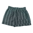 thumbnail image 2 of Bermuda George para Mujer Rayado con Elástico Negro Talla G, 2 of 4