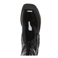 thumbnail image 3 of STEVE MADDEN Womens Black 2" Platform Arrow Square Toe Block Heel Zip-Up Boots Shoes 8 M, 3 of 4