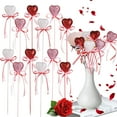 thumbnail image 2 of 12pcs Valentines Decorations,Valentine's Day Glitter Foam Heart Picks Decoration for Wedding Flower Arrangements Home Holiday Party Crafts Supplies, 2 of 7