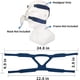 thumbnail image 2 of Universal Headgear Full Face Mask Replace Part CPAP Ventilator Headband (Without Mask) (Blue), 2 of 5