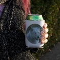 thumbnail image 3 of White Wolf Growling Can Cooler - Drink Sleeve Hugger Collapsible Insulator - Beverage Insulated Holder, 3 of 4