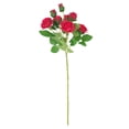 thumbnail image 1 of Ramo de flores de rosas falsas de 8 cabezas, flores artificiales de ramificación larga para , día de , 6 colores rojo, 1 of 9