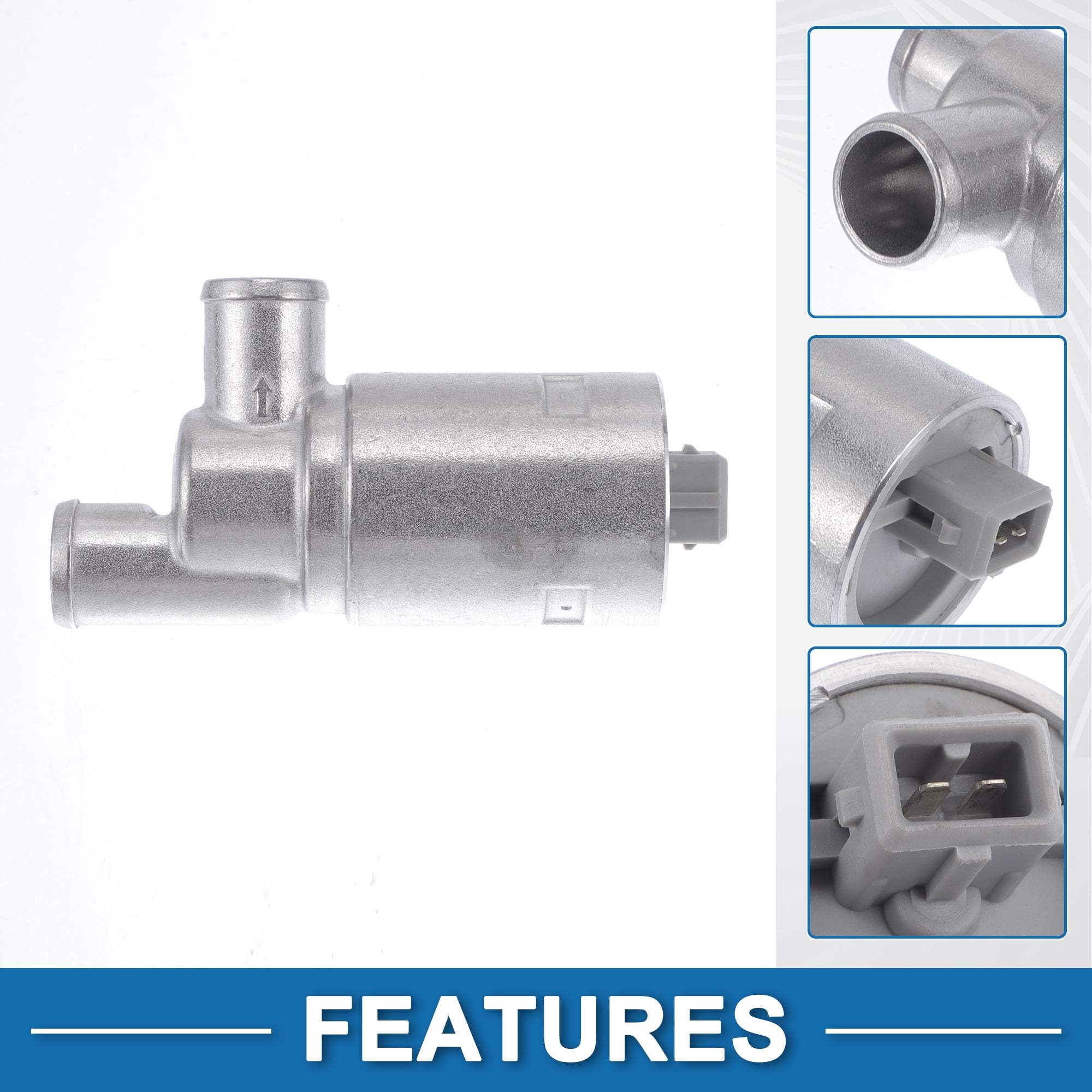 Unique Bargains Car Idle Air Control Valve for Volvo 940 1990-1998 Replace No.91540797 IACV Idle Motor Idle Air Control Valve for Stable Engine Operation