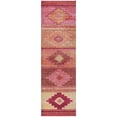 thumbnail image 2 of Addison Rugs Dream Shag Premium Machine Washable Transitional Aztec Pink Runner Rug, 2'3" x 7'6", 2 of 8