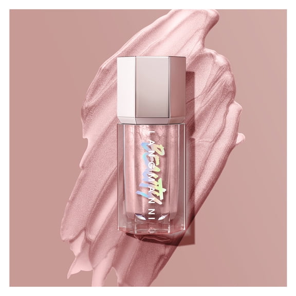 Jutqut Liquid Highlighter Makeup, Liquid Glitter Monochrome Makeup Stick Silky Smooth, 01#Rose Quartz