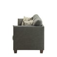 thumbnail image 2 of ACME Laurissa Sofa w/4 Pillows in Light Charcoal Linen 52405, 2 of 7