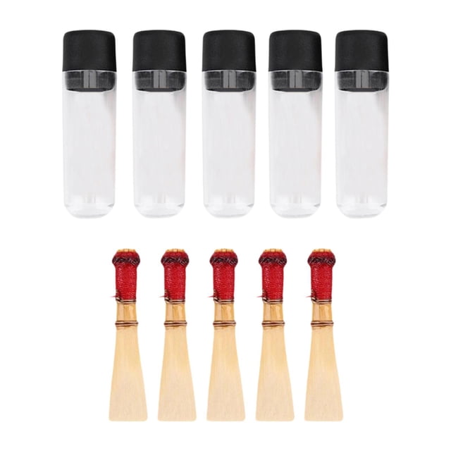 Xuanheng 5 Pieces Oboe Reeds Traditional for Beginners Bassoon Reeds Oboe Bassoon Reeds