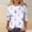 Light Blue, variant on EQWLJWE Happy Easter Womens 3/4 Sleeve Plus Size Cute Floral Print Shirts Tops Fun Bunny Crewneck Tee Fun Eggs 2024 Summer Soft Shirts Blouse Holiday Gifts Light Blue(S-5XL)