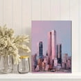 thumbnail image 2 of Abstract Cityscape Oil Painting Canvas Print Wall Art for Living Room Office Hotel Restaurant, 2 of 8