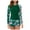 Green, variant on Long Sleeve Rash Guard Swimsuit for Women Two Piece Bathing Suit with Boyshorts Swimming Suits for Women(Red,M)