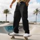 thumbnail image 4 of Ceisia Men's All-Season Fashion Casual Pants Gift - Solid Color Elastic Waist Full-Length Pants with Functional Pockets, 4 of 9