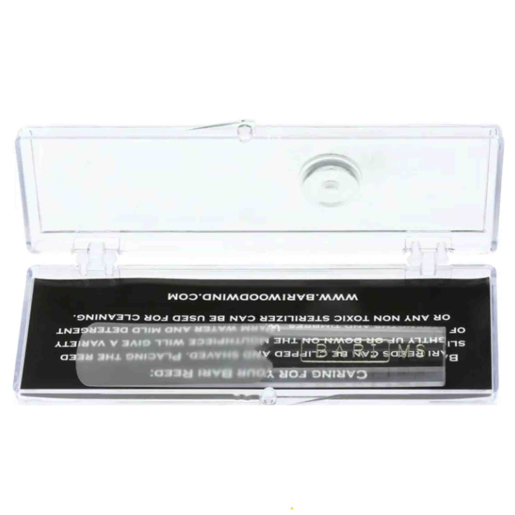 Bari Synthetic Alto Sax Reed - Original (Clear) - Strength 2.5 - 3.0 - Medium Soft