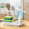 thumbnail image 1 of Matoen Kitchen Countertop Multifunctional Dishcloth Brush Towel Drainage Storage Racks, 1 of 6