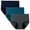 Blue Grey, variant on INNERSY High Waist Plus Size Period Underwear for Women Heavy Flow Cotton Leakproof Panties 3 Pack(3XL,Holiday Mix)