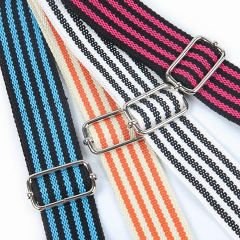 1.50 in wide adjustable cotton webbing shoulder strap - antique