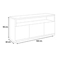 thumbnail image 3 of Hogare Centro de Entretenimiento para TV Buenos Aires, Mueble para TV Roble Blanco, 3 of 8