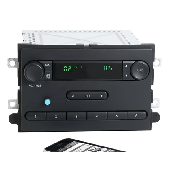 Restored Ford 2008-2009 F250 F350 Super Duty AM FM Radio w Bluetooth Music 8C3T-18K810-AB (Refurbished)