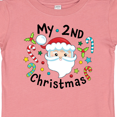 thumbnail image 4 of Inktastic My Second Christmas Santa with Candy Canes Boys or Girls Baby T-Shirt, 4 of 5