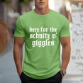 thumbnail image 5 of Razzly Men T Shirts Funny Print Graphic Tee Comfortable Short Sleeve Casual Summer Top for Daily Wear Outdoor Activities(Green,S), 5 of 6