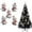 White, variant on 5PCS Christmas Ornaments Cute Snowman Acrylic Pendant for Christmas Tree Decorations Hanging Ornaments for Home Decor Holiday Party 3/2/1Set