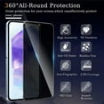 thumbnail image 5 of Privacy Screen Protector Tempered Glass for Samsung Galaxy M55 - Scratch Resistant Protective Film - Easy Installation Edge to Edge Protection - Bubble Free, 5 of 7