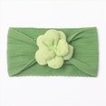 thumbnail image 2 of Cdudpw Baby Headbands Soft Nylon Hairbands with Bows Girls Hair Accessories for Newborn Infant Toddler Kids Handmade(Green,One Size), 2 of 4