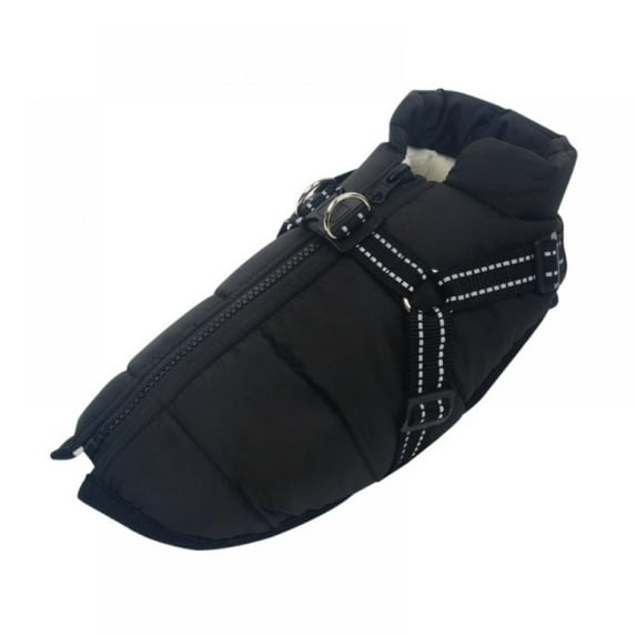 Dog Jacket with Harness Built In,Warm Vest Jacket Coat,Pet Winter Clothes For Small Medium Dogs