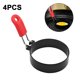 thumbnail image 2 of 4 moldes redondos profesionales para panqueques, anillos para cocinar huevos, molde antiadherente redondo para huevos fritos, panqueques y sándwiches, 2 of 8