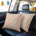 thumbnail image 4 of Easter Decorative Throw Pillow Covers 20x20 Inch Set of 2 Easter Eggs Home Decor Pillow Cases for Couch, Colorful Eggs Retro Cushion Case for Living Room Bedroom Bed Car Chair, 4 of 9
